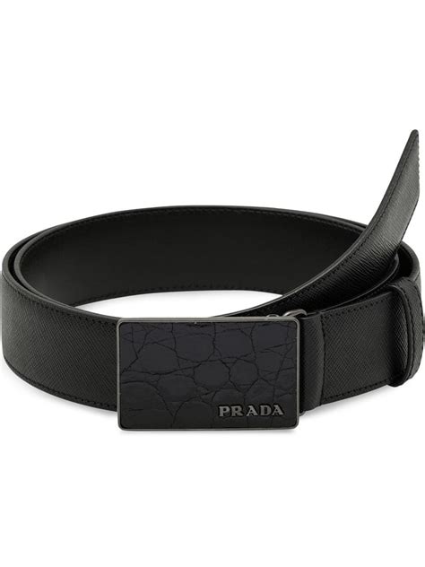 prada belt buckle|Prada buckle calf belt.